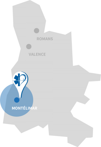 map-ardrome localisation Ambulance, VSL et taxi à Montélimar Ardrome Ambulances